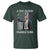 Charlie Kirk Tribute T Shirt A True Patriot Freedom American Flag - Wonder Print Shop