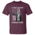 Charlie Kirk Tribute T Shirt A True Patriot Freedom American Flag - Wonder Print Shop