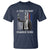 Charlie Kirk Tribute T Shirt A True Patriot Freedom American Flag - Wonder Print Shop
