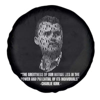 Charlie Kirk Legacy Spare Tire Cover Greatness of Our Nation American True Patriot - Wonder Print Shop