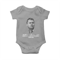 Charlie Kirk Legacy Baby Onesie Greatness of Our Nation American True Patriot - Wonder Print Shop