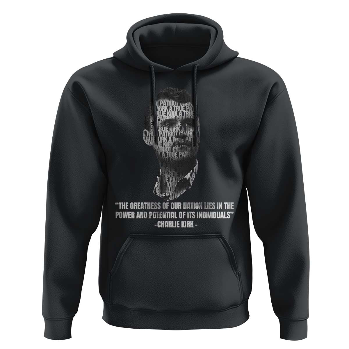 Charlie Kirk Legacy Hoodie Greatness of Our Nation American True Patriot - Wonder Print Shop