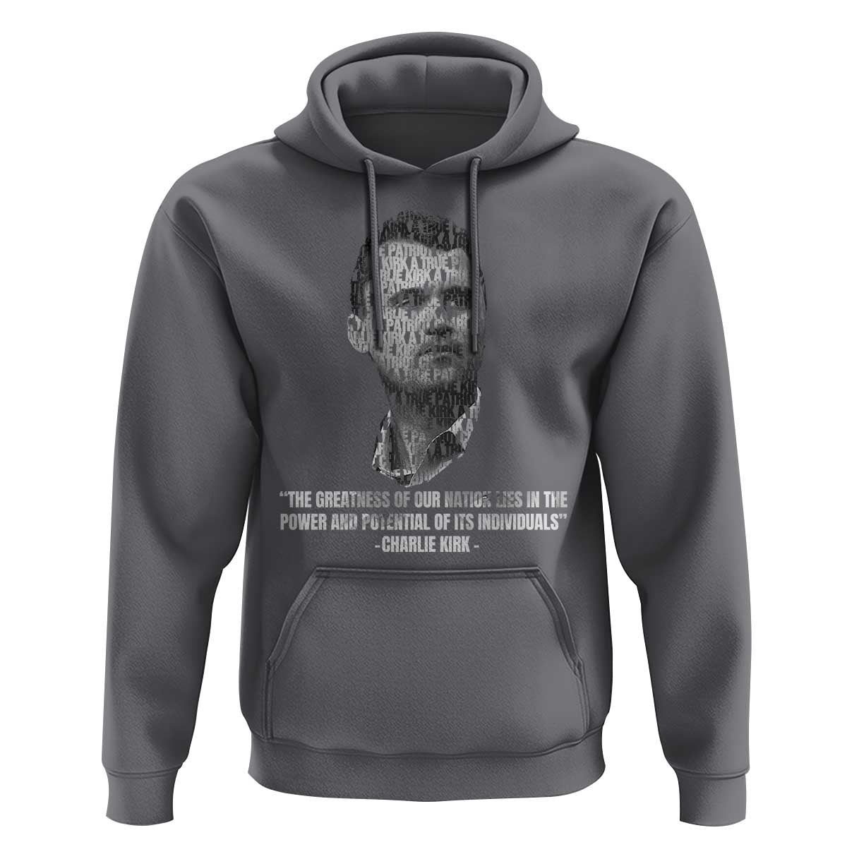Charlie Kirk Legacy Hoodie Greatness of Our Nation American True Patriot - Wonder Print Shop