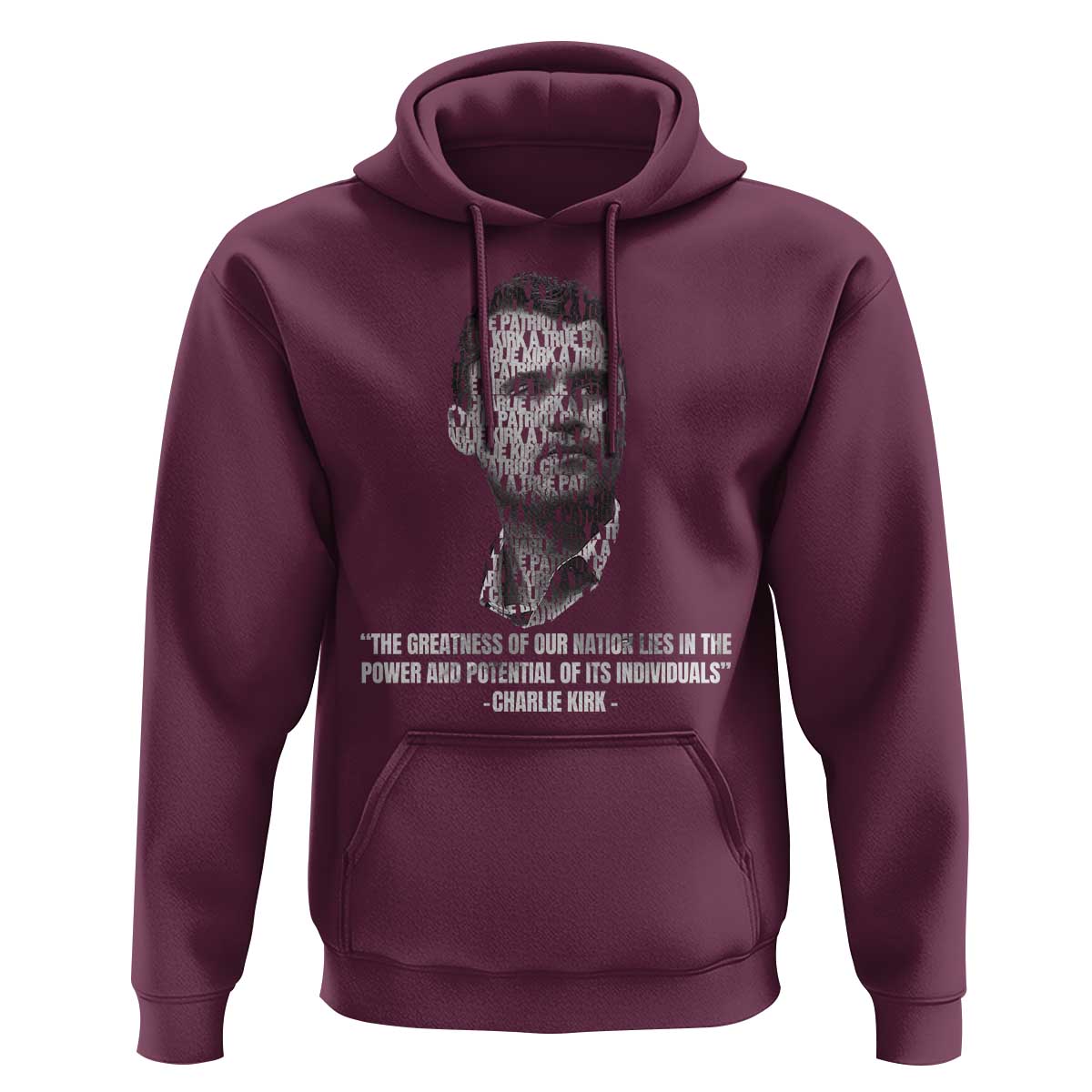 Charlie Kirk Legacy Hoodie Greatness of Our Nation American True Patriot - Wonder Print Shop