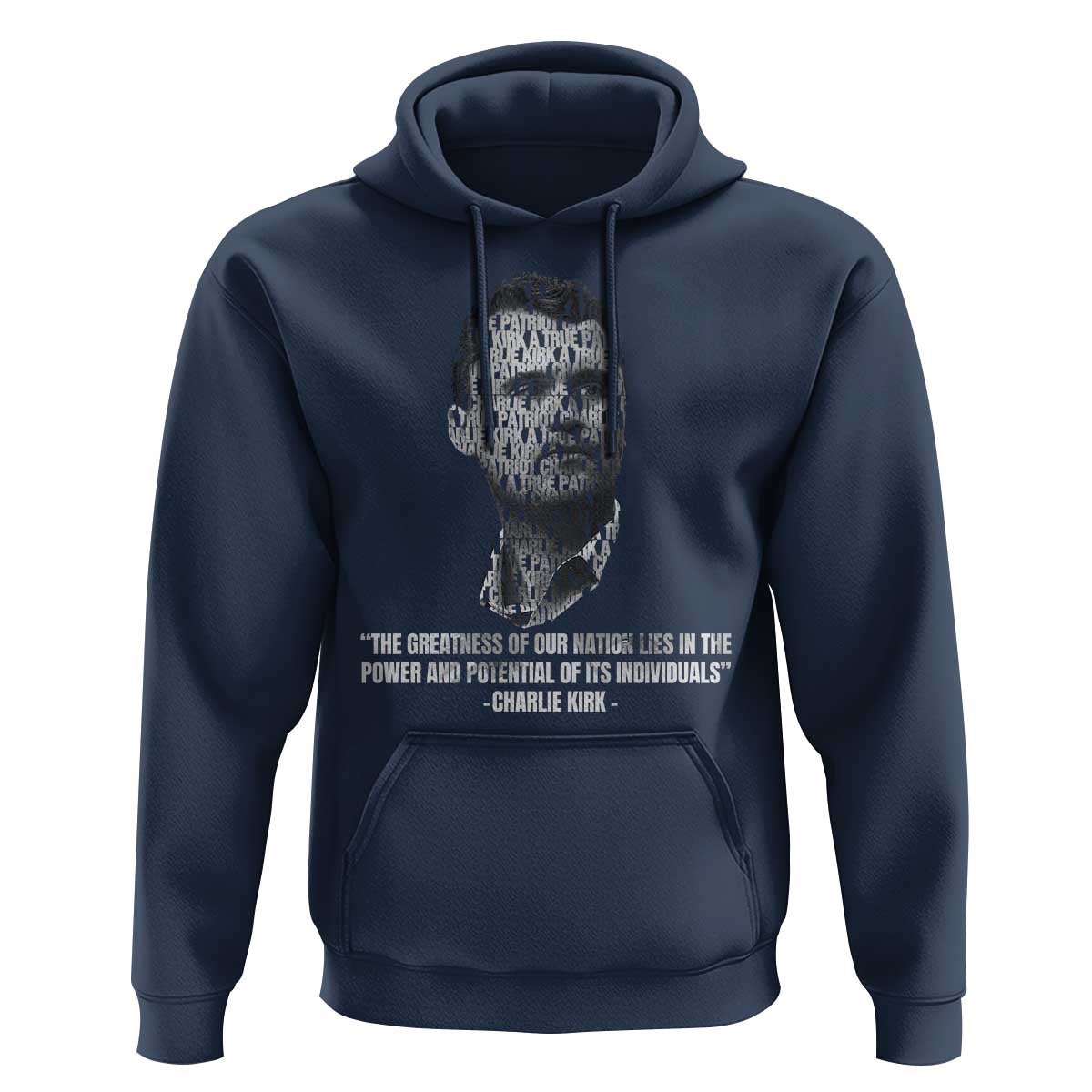 Charlie Kirk Legacy Hoodie Greatness of Our Nation American True Patriot - Wonder Print Shop