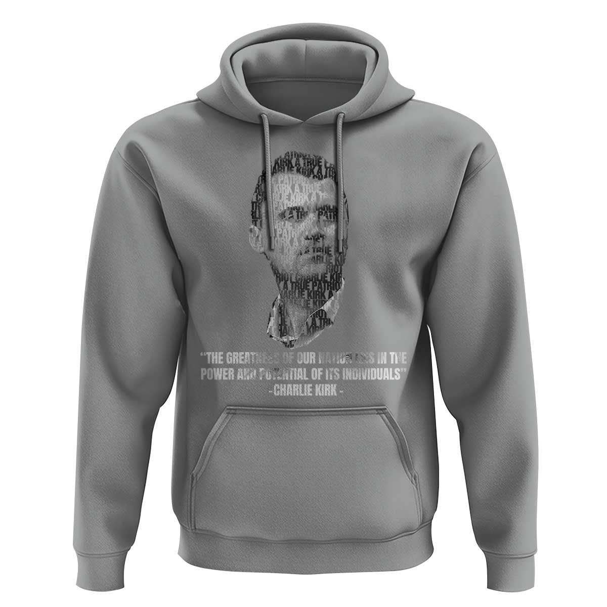 Charlie Kirk Legacy Hoodie Greatness of Our Nation American True Patriot - Wonder Print Shop