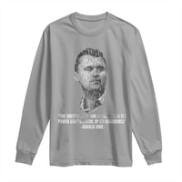 Charlie Kirk Legacy Long Sleeve Shirt Greatness of Our Nation American True Patriot - Wonder Print Shop