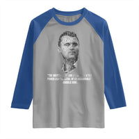 Charlie Kirk Legacy Raglan Shirt Greatness of Our Nation American True Patriot - Wonder Print Shop