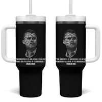 Charlie Kirk Legacy Tumbler With Handle Greatness of Our Nation American True Patriot - Wonder Print Shop