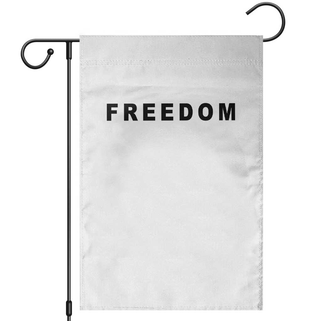 Freedom Statement Garden Flag Free Speech Charlie Kirk Tribute - Wonder Print Shop