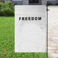 Freedom Statement Garden Flag Free Speech Charlie Kirk Tribute - Wonder Print Shop