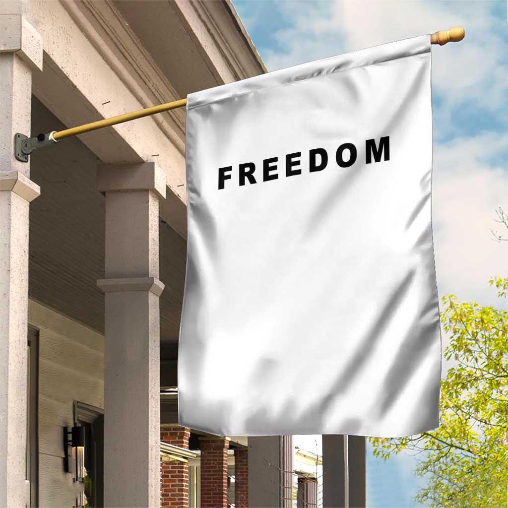 Freedom Statement Garden Flag Free Speech Charlie Kirk Tribute - Wonder Print Shop