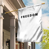 Freedom Statement Garden Flag Free Speech Charlie Kirk Tribute - Wonder Print Shop