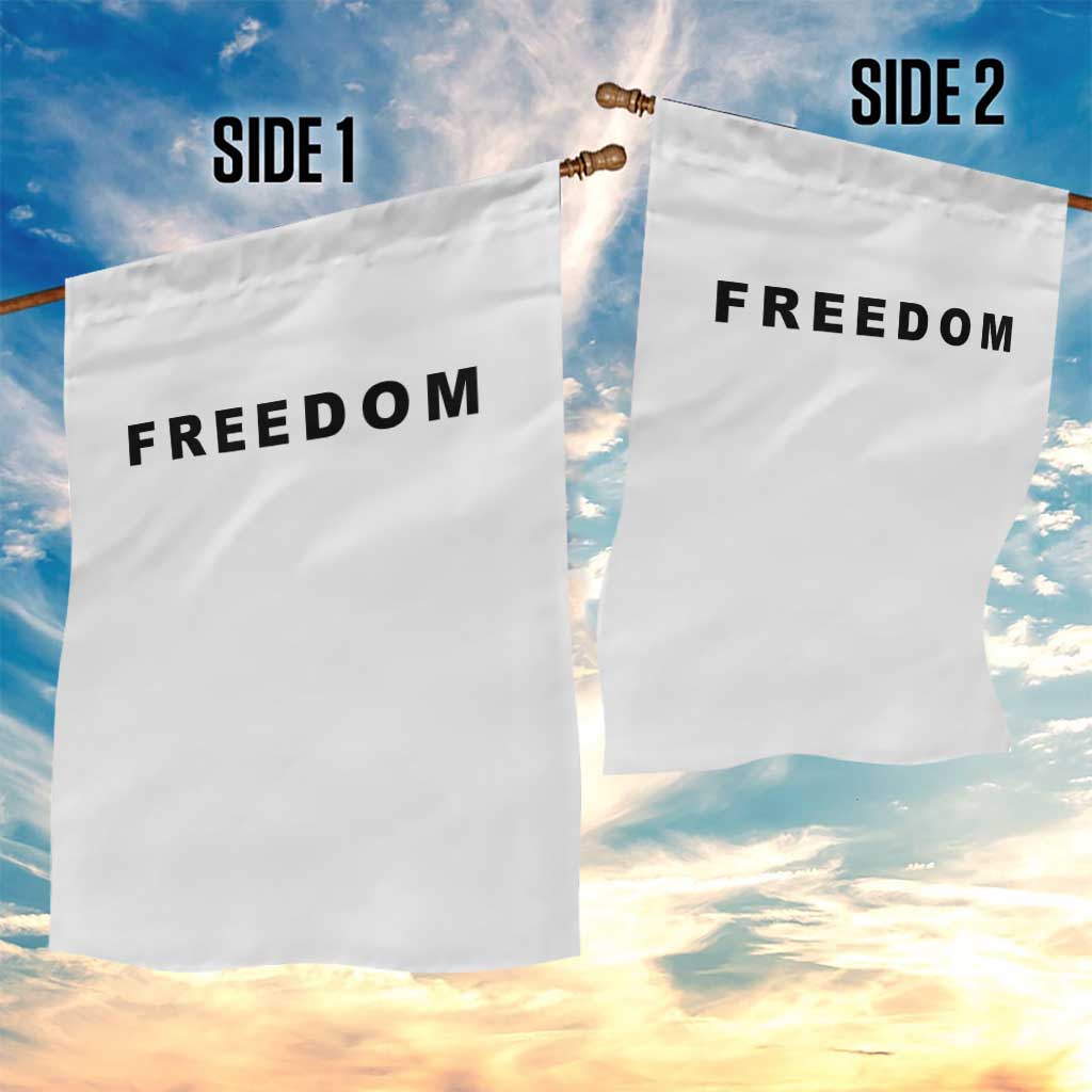 Freedom Statement Garden Flag Free Speech Charlie Kirk Tribute - Wonder Print Shop