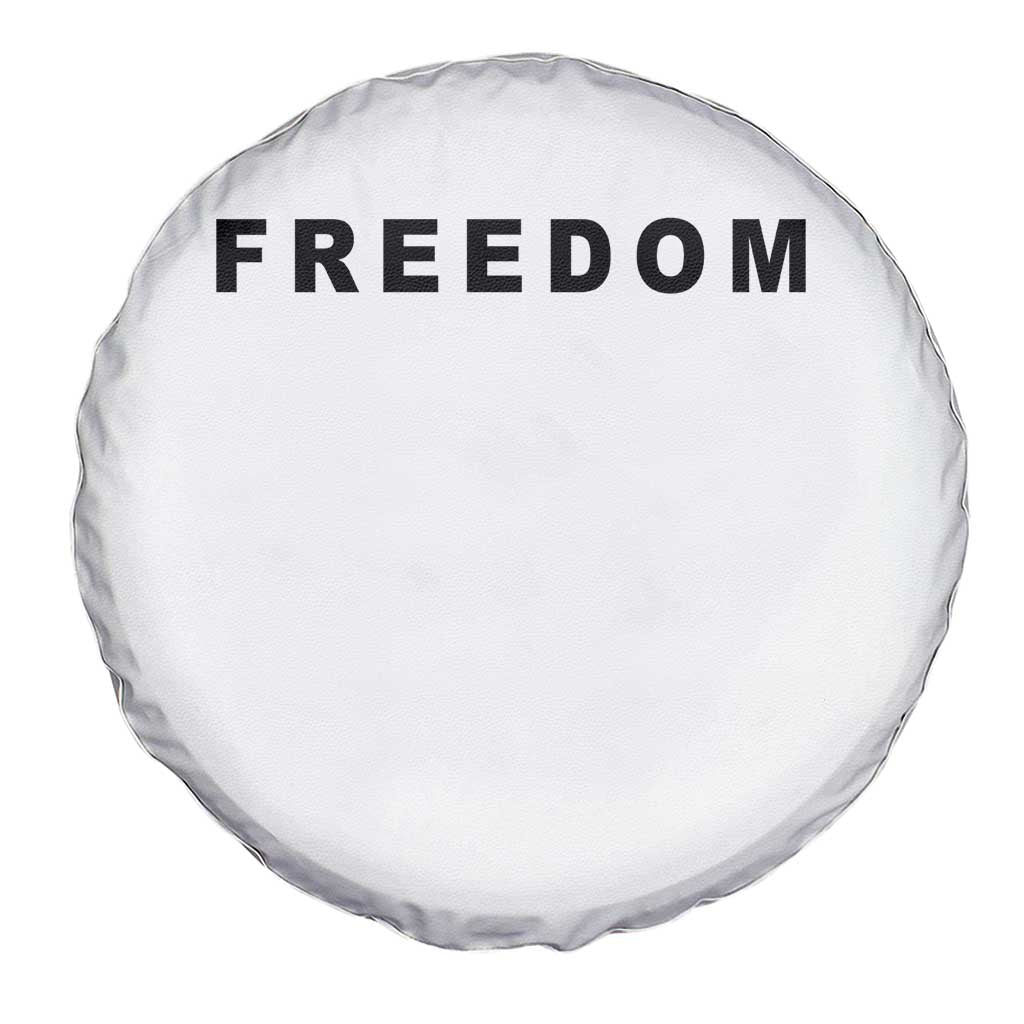 Freedom Statement Spare Tire Cover Free Speech Charlie Kirk Tribute - Wonder Print Shop