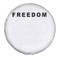 Freedom Statement Spare Tire Cover Free Speech Charlie Kirk Tribute - Wonder Print Shop