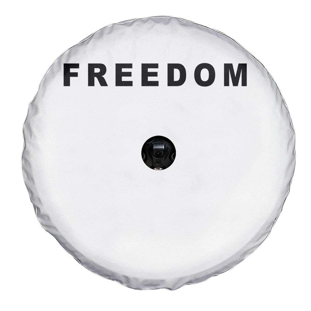 Freedom Statement Spare Tire Cover Free Speech Charlie Kirk Tribute - Wonder Print Shop