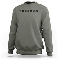 Freedom Statement Sweatshirt Free Speech Charlie Kirk Tribute - Wonder Print Shop