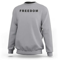 Freedom Statement Sweatshirt Free Speech Charlie Kirk Tribute - Wonder Print Shop