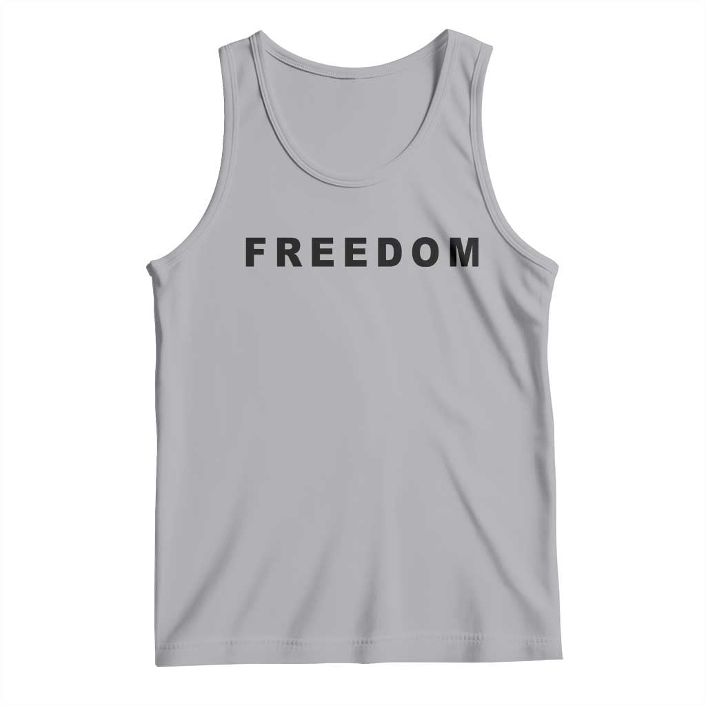 Freedom Statement Tank Top Free Speech Charlie Kirk Tribute - Wonder Print Shop