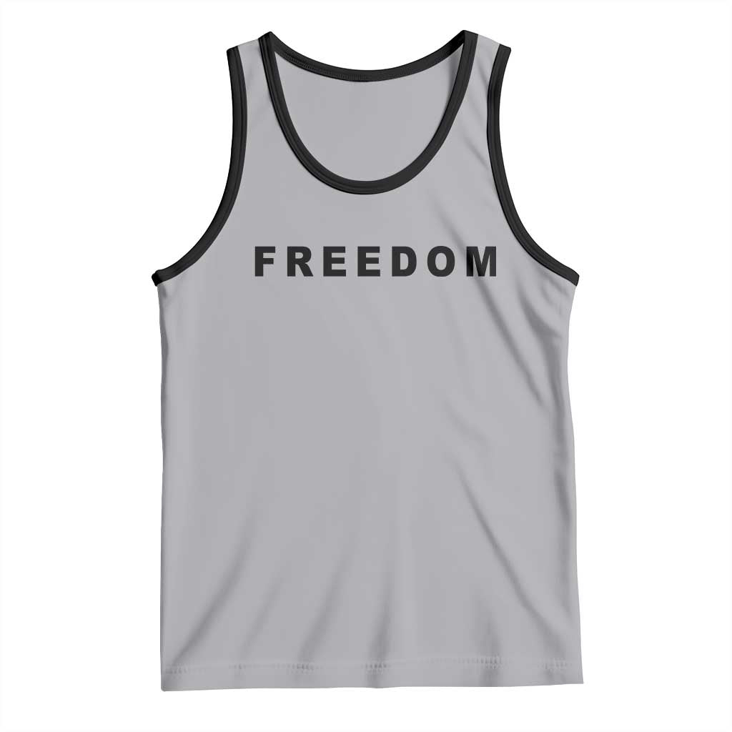 Freedom Statement Tank Top Free Speech Charlie Kirk Tribute - Wonder Print Shop