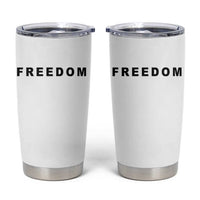 Freedom Statement Tumbler Cup Free Speech Charlie Kirk Tribute - Wonder Print Shop