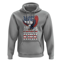 We Are Charlie Kirk Patriotic Hoodie United We Stand Strong and Honor American Eagle Graphic - Wonder Print Shop