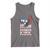 We Are Charlie Kirk Patriotic Tank Top United We Stand Strong and Honor American Eagle Graphic - Wonder Print Shop