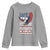 We Are Charlie Kirk Patriotic Youth Sweatshirt United We Stand Strong and Honor American Eagle Graphic - Wonder Print Shop