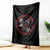 Patriotic American Eagle Graphic Throw Blanket Never Back Down Never Surrender Memorial for Freedom Fighters - Wonder Print Shop