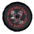 Patriotic American Eagle Graphic Spare Tire Cover Never Back Down Never Surrender Memorial for Freedom Fighters - Wonder Print Shop