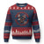 Patriotic American Eagle Graphic Ugly Christmas Sweater Never Back Down Never Surrender Memorial for Freedom Fighters - Wonder Print Shop
