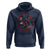Patriotic American Eagle Graphic Hoodie Never Back Down Never Surrender Memorial for Freedom Fighters - Wonder Print Shop