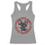 Patriotic American Eagle Graphic Racerback Tank Top Never Back Down Never Surrender Memorial for Freedom Fighters - Wonder Print Shop