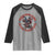 Patriotic American Eagle Graphic Raglan Shirt Never Back Down Never Surrender Memorial for Freedom Fighters - Wonder Print Shop