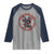 Patriotic American Eagle Graphic Raglan Shirt Never Back Down Never Surrender Memorial for Freedom Fighters - Wonder Print Shop
