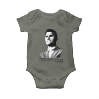 Freedom Is Not Free Baby Onesie Defender of Liberty Charlie Kirk Tribute - Wonder Print Shop