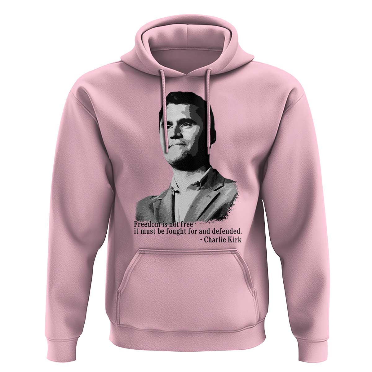 Freedom Is Not Free Hoodie Defender of Liberty Charlie Kirk Tribute - Wonder Print Shop