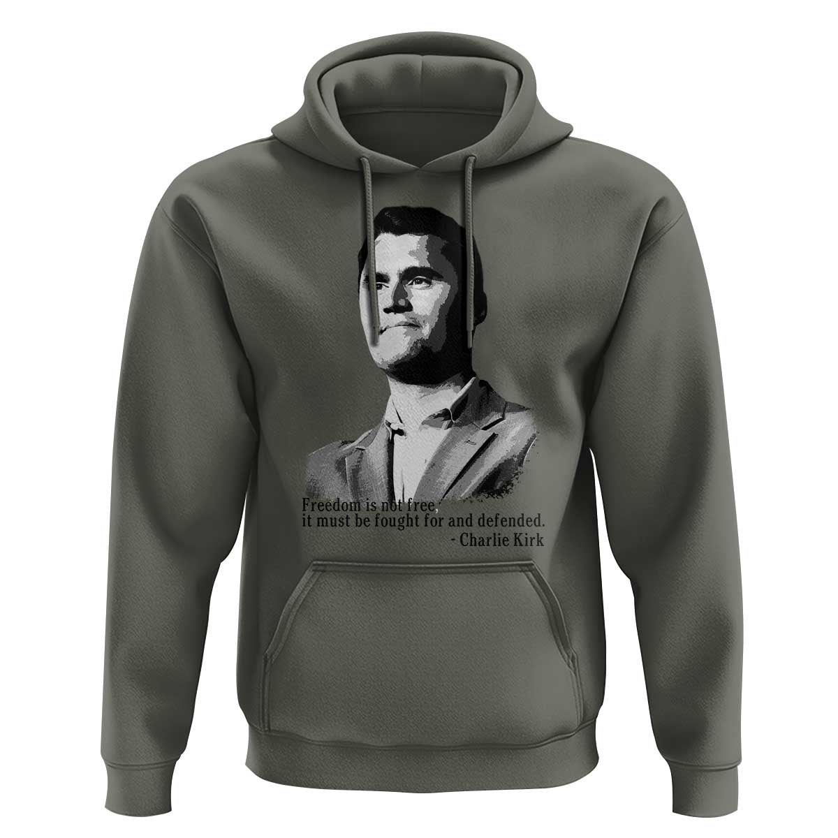 Freedom Is Not Free Hoodie Defender of Liberty Charlie Kirk Tribute - Wonder Print Shop