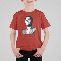 Freedom Is Not Free T Shirt For Kid Defender of Liberty Charlie Kirk Tribute - Wonder Print Shop