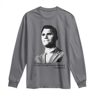 Freedom Is Not Free Long Sleeve Shirt Defender of Liberty Charlie Kirk Tribute - Wonder Print Shop