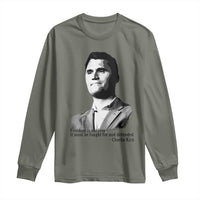 Freedom Is Not Free Long Sleeve Shirt Defender of Liberty Charlie Kirk Tribute - Wonder Print Shop