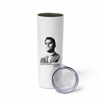 Freedom Is Not Free Skinny Tumbler Defender of Liberty Charlie Kirk Tribute - Wonder Print Shop