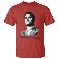 Freedom Is Not Free T Shirt Defender of Liberty Charlie Kirk Tribute - Wonder Print Shop