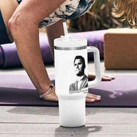 Freedom Is Not Free Tumbler With Handle Defender of Liberty Charlie Kirk Tribute - Wonder Print Shop