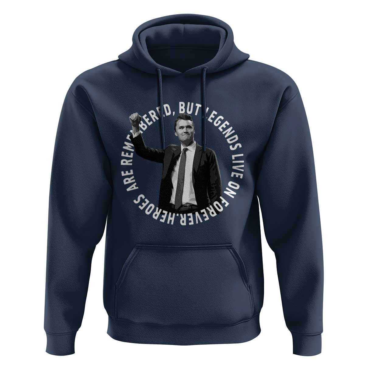 Legends Live Forever Tribute Hoodie Charlie Kirk Legacy Remembrance - Wonder Print Shop