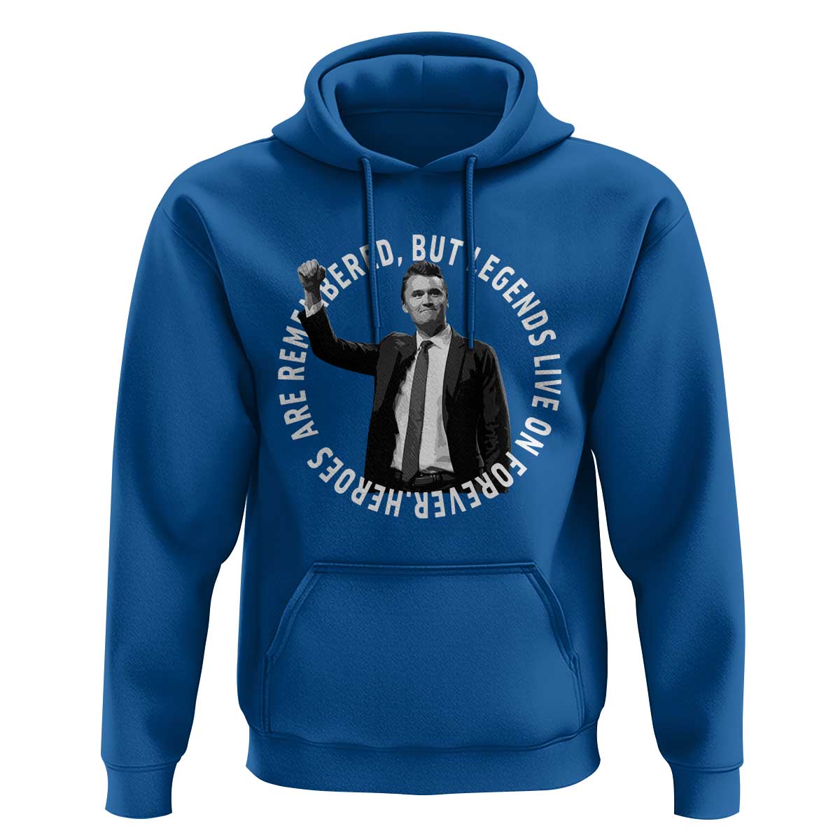 Legends Live Forever Tribute Hoodie Charlie Kirk Legacy Remembrance - Wonder Print Shop