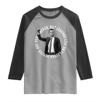 Legends Live Forever Tribute Raglan Shirt Charlie Kirk Legacy Remembrance - Wonder Print Shop