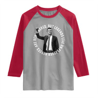 Legends Live Forever Tribute Raglan Shirt Charlie Kirk Legacy Remembrance - Wonder Print Shop