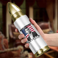 Never Surrender Freedom Bullet Tumbler Patriotic Charlie Kirk Tribute American Flag - Wonder Print Shop